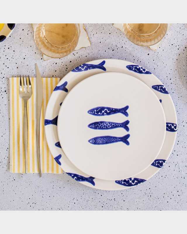 Santorini Minnows Salad Plate